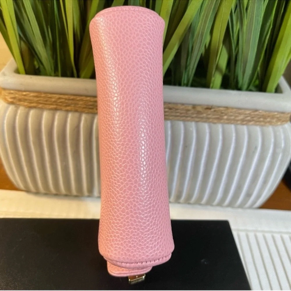 Chanel Caviar Leather Mini Pink Pouch